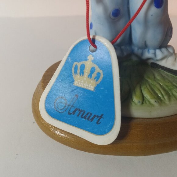 Vintage 80s ARNART  Standing Clown Figurine (missing balloons in hand) 5.5x 3 in - Picture 3 of 13